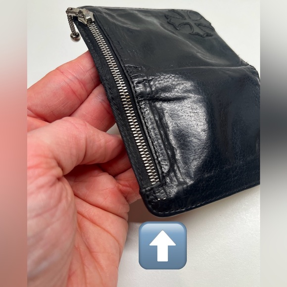 Chrome Hearts Black Leather Wallet - Picture 11 of 12